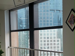 办公室窗户贴隔热膜案例